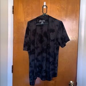 Empyre Tie Dye Jersey Button Up Tee